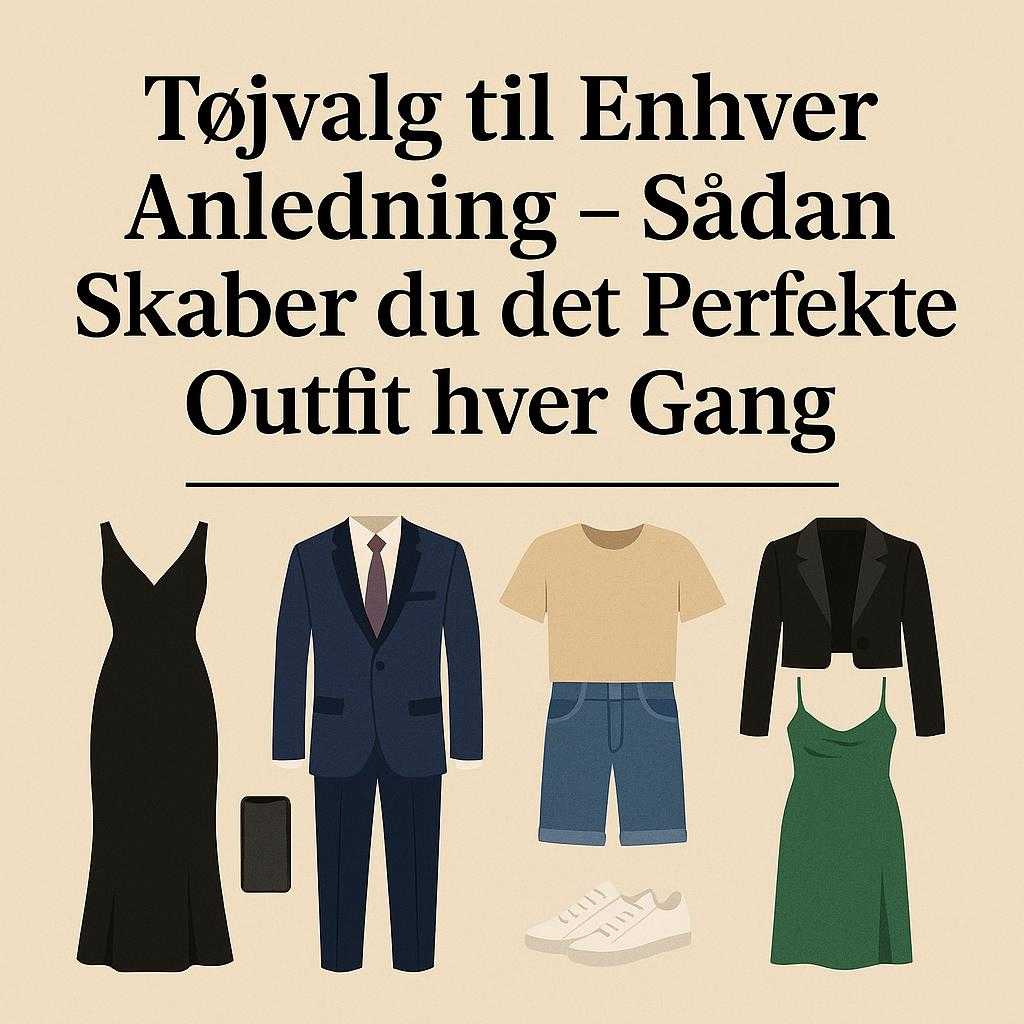 ´Tøjvalg til Enhver Anledning – Sådan Skaber du det Perfekte Outfit hver Gang