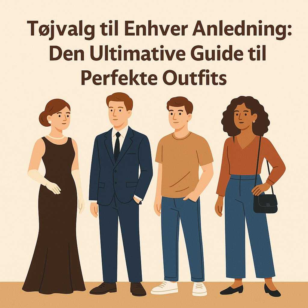 ´Tøjvalg til Enhver Anledning: Den Ultimative Guide til Perfekte Outfits