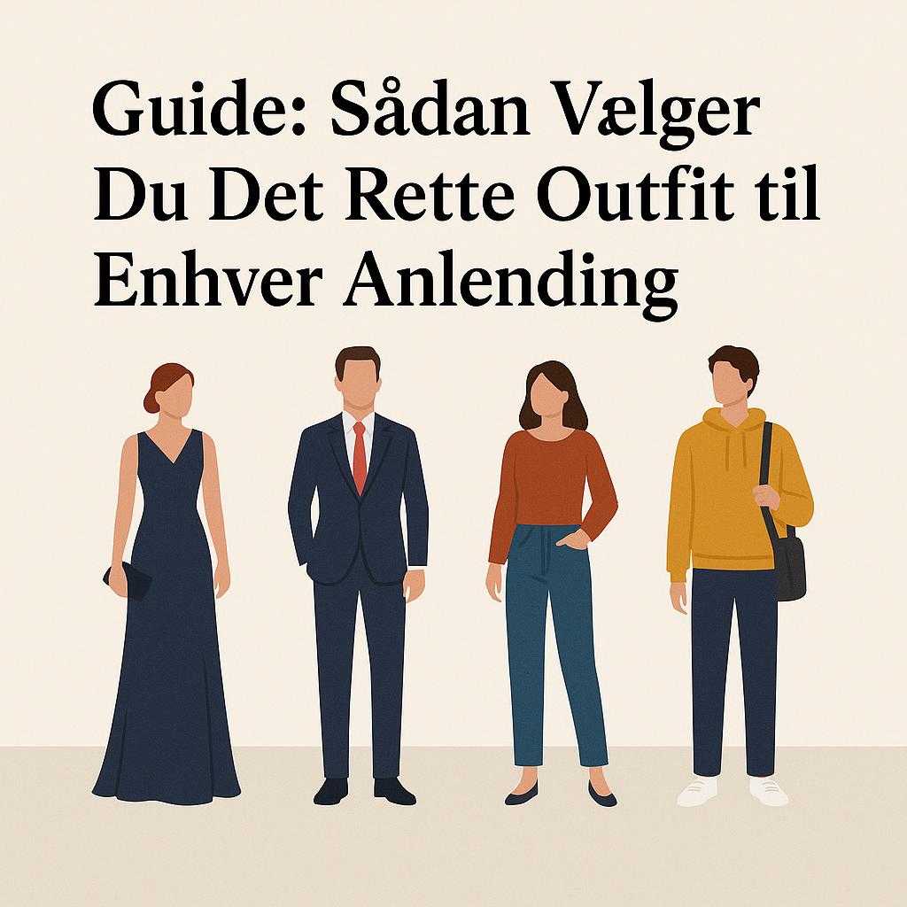 ´Guide: Sådan Vælger Du Det Rette Outfit til Enhver Anledning